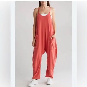 NWT FP movement hot shot onesie romper jumpsuit coral